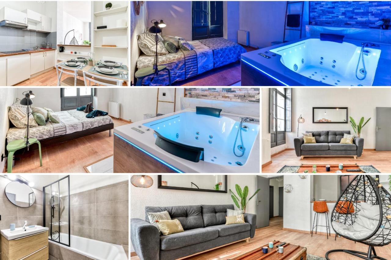 Appartement Parenthèse Occitane -WIFI - Balnéo- Parking Gratuit - Netflix à Carcassonne Extérieur photo