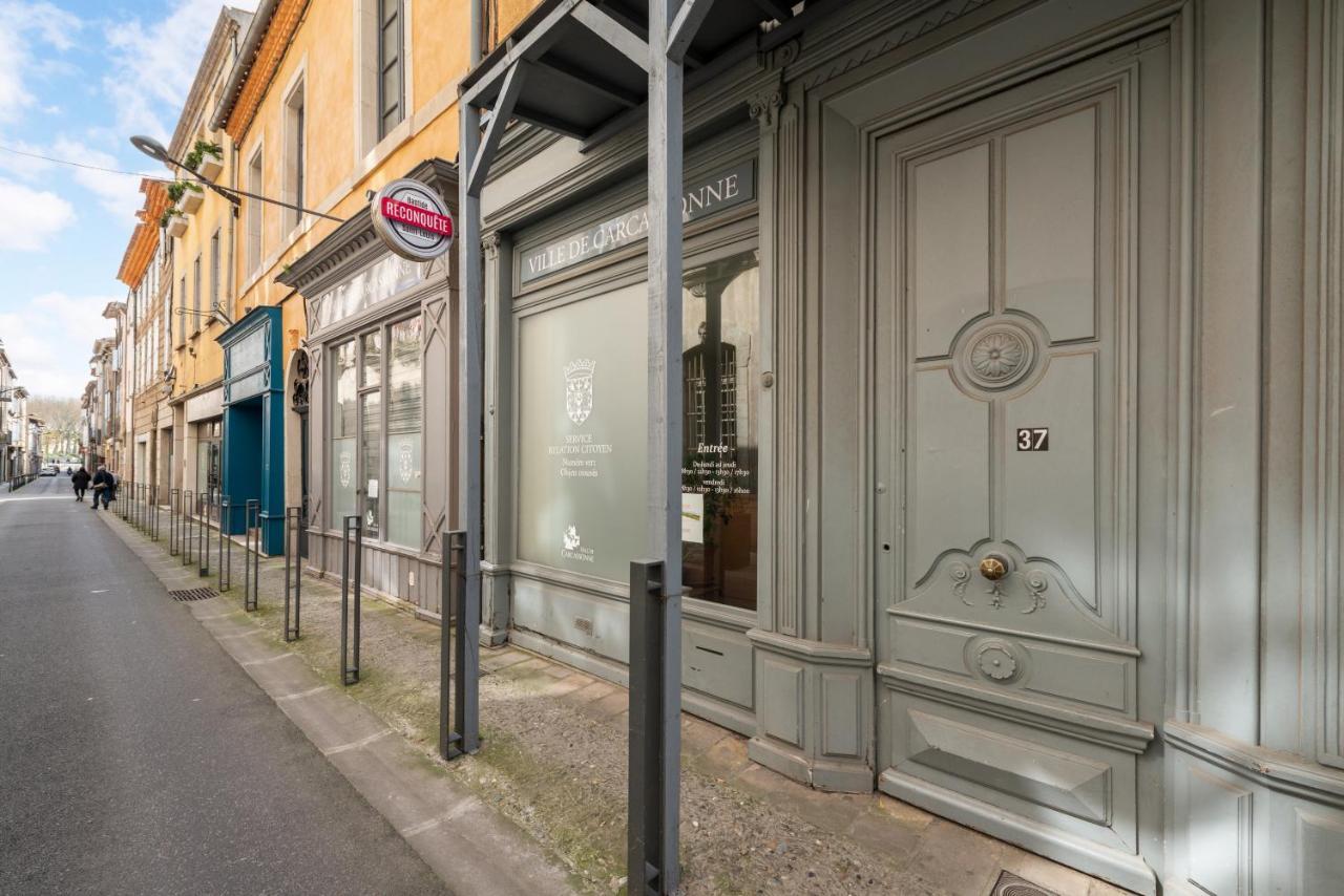 Appartement Parenthèse Occitane -WIFI - Balnéo- Parking Gratuit - Netflix à Carcassonne Extérieur photo